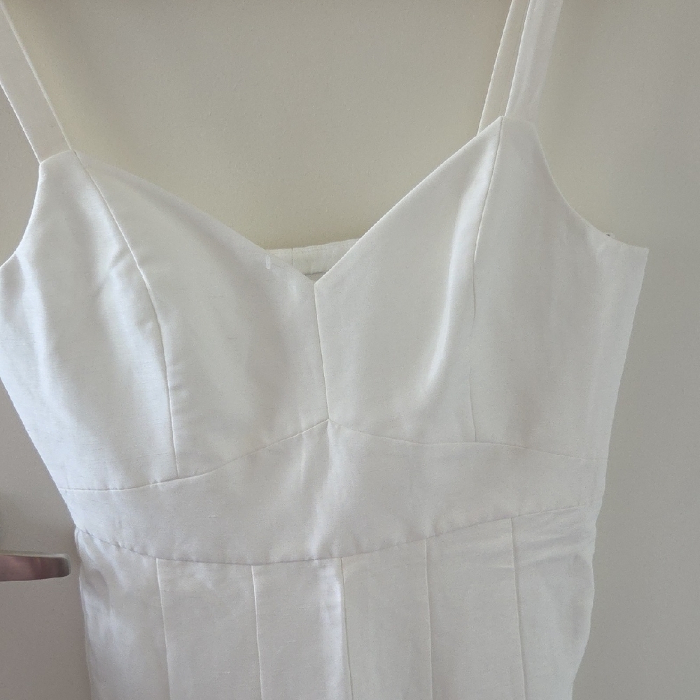 Brand NEW Club Monaco Cream Strapless Dress